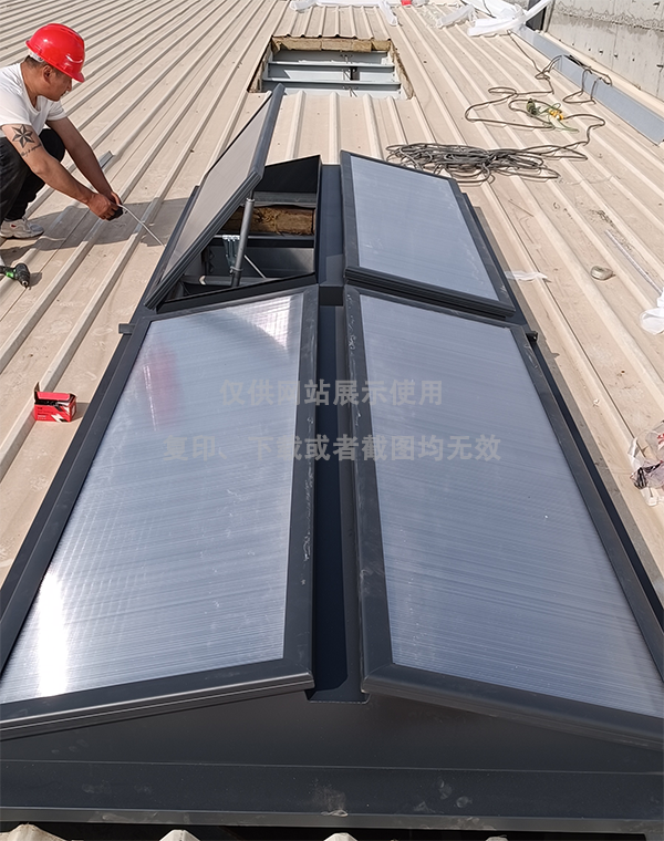 兰州王老吉生产车间木垒排烟天窗